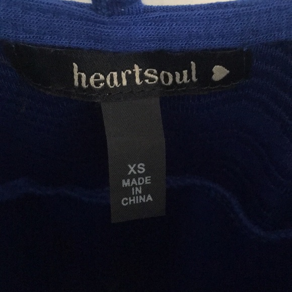 Blue Ruched Blouse - Picture 3 of 3